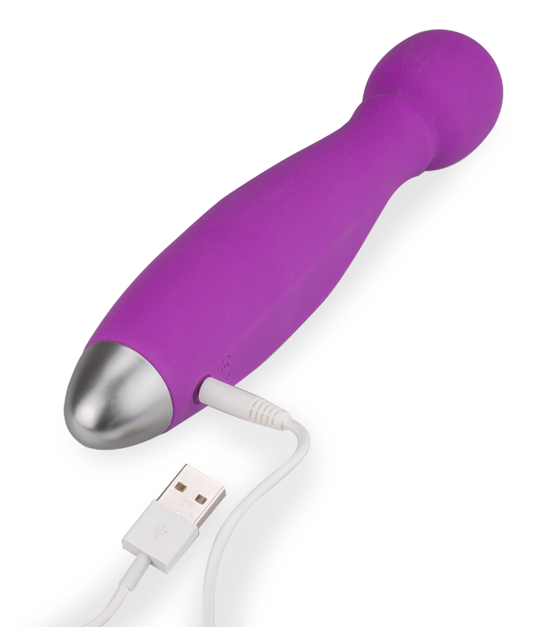 Vibromasseur wand Bowling + 3 embouts unisexe