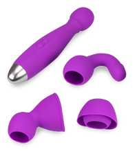 Charger l'image dans la galerie, Vibromasseur wand Bowling + 3 embouts unisexe