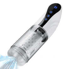 Charger l&#39;image dans la galerie, 【Nouveau】9 Aspirer&amp;Pousser&amp;Tourner LCD Masturbateur Cup avec fonction vocale