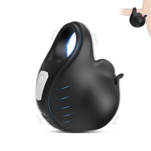 Charger l&#39;image dans la galerie, Anneau pénien vibrant à double stimulation