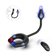 Charger l&#39;image dans la galerie, Anneau pénien magnétique à 10 vibrations