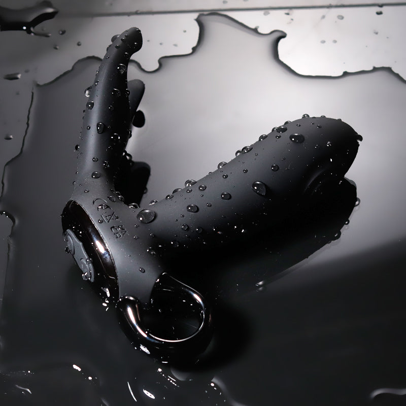 Masseur de prostate avec fonction de vibration et de tapotement