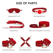 Charger l&#39;image dans la galerie, BDSM 11PCS - Kits de retenue en cuir 11 pièces