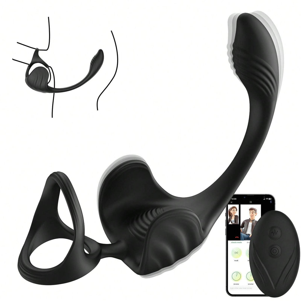 Anneau De Cock Avec Stimulateur Clitoridien, 10 Modes De Vibration, Anneau De Pénis En Silicone Médical Étanche Pour Hommes, Jouets Sexuels Pour Couples Adultes