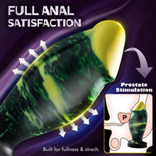 Charger l&#39;image dans la galerie, Unique Hybrid Design Vibrating Anal Dildo With Suction Cup