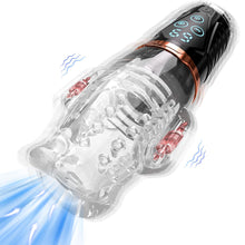 Charger l'image dans la galerie, Automatic Masturbator Penis Trainer Vibrator Stroker with 10 Powerful Vibrating Modes