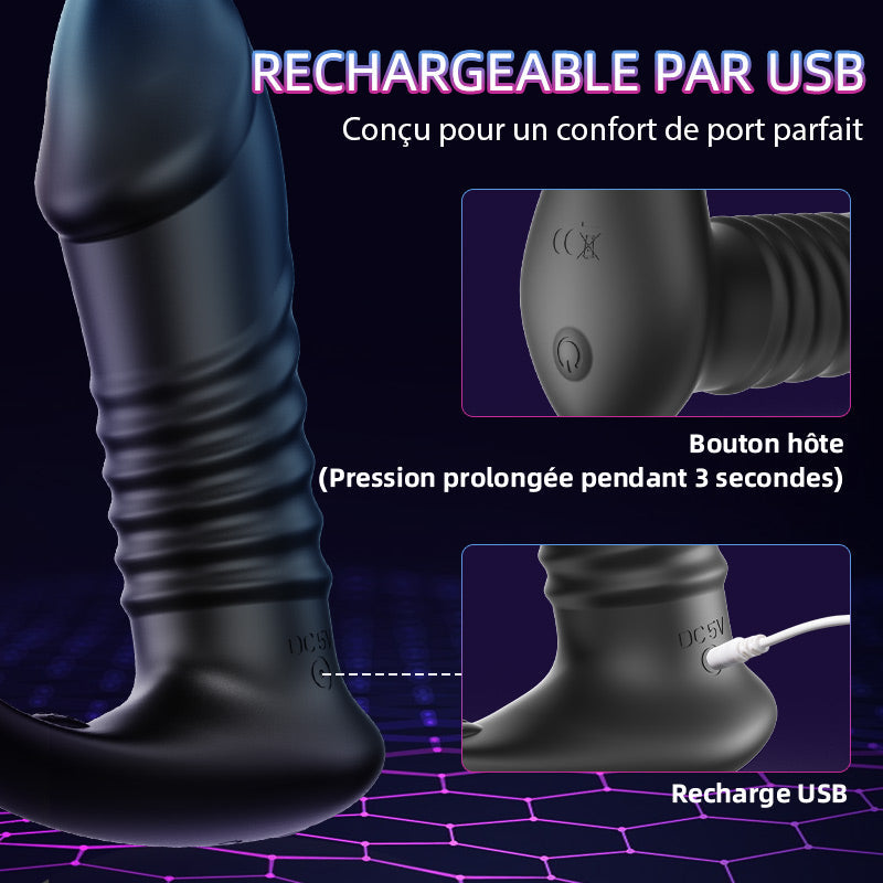 MISSILE Vibromasseur prostatique en silicone