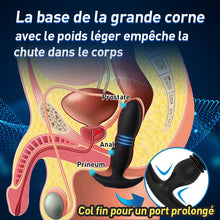 Charger l'image dans la galerie, Plug anal vibromasseur pour prostate avec 3 plis, 7 télescopiques et 7 vibrations