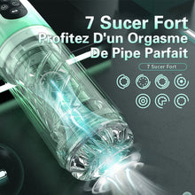 Charger l&#39;image dans la galerie, Masturbateur électrique avec 7 modes d&#39;aspiration dans l&#39;eau 7 modes de rotation