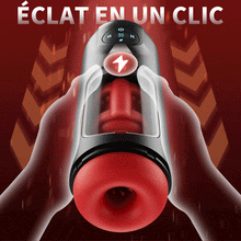 Charger l&#39;image dans la galerie, Masturbateur masculin à 8 poussées et 8 vibrations à 3 canaux