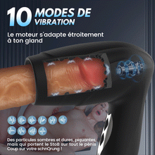 Charger l&#39;image dans la galerie, Sexe Oral 10 fonction Vibration Succion Vacuum exercice du gland pénis Masturbateur masculin