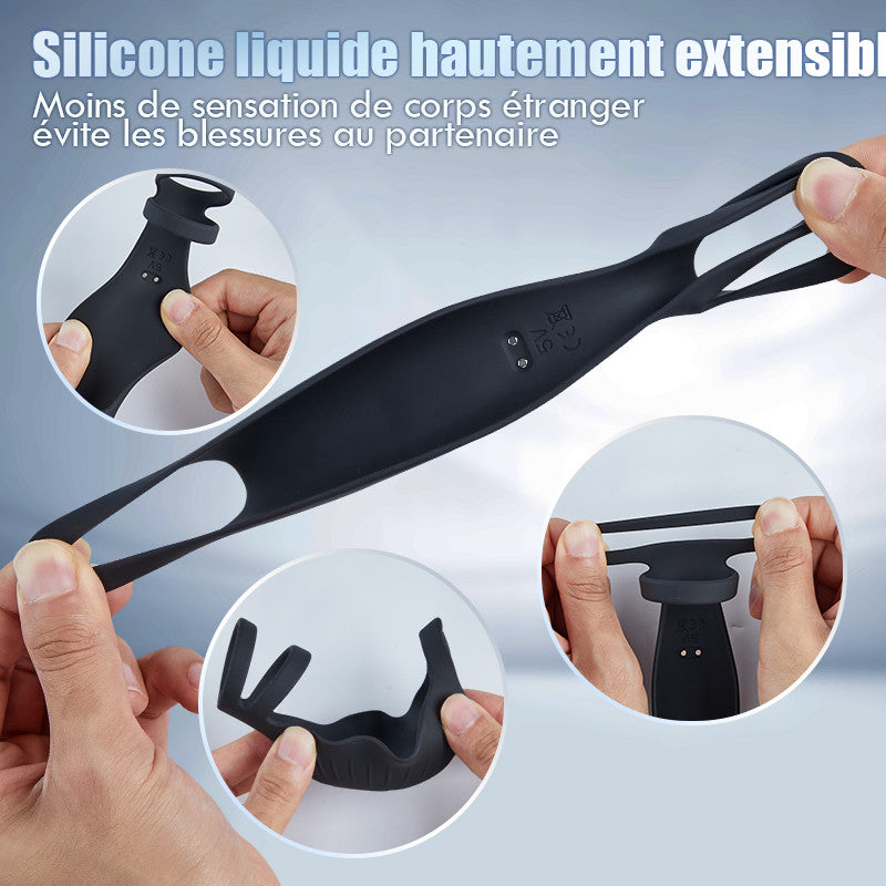 【Nouveaux produits】Anneau pénien à haute efficacité par vibration à 9 fréquences