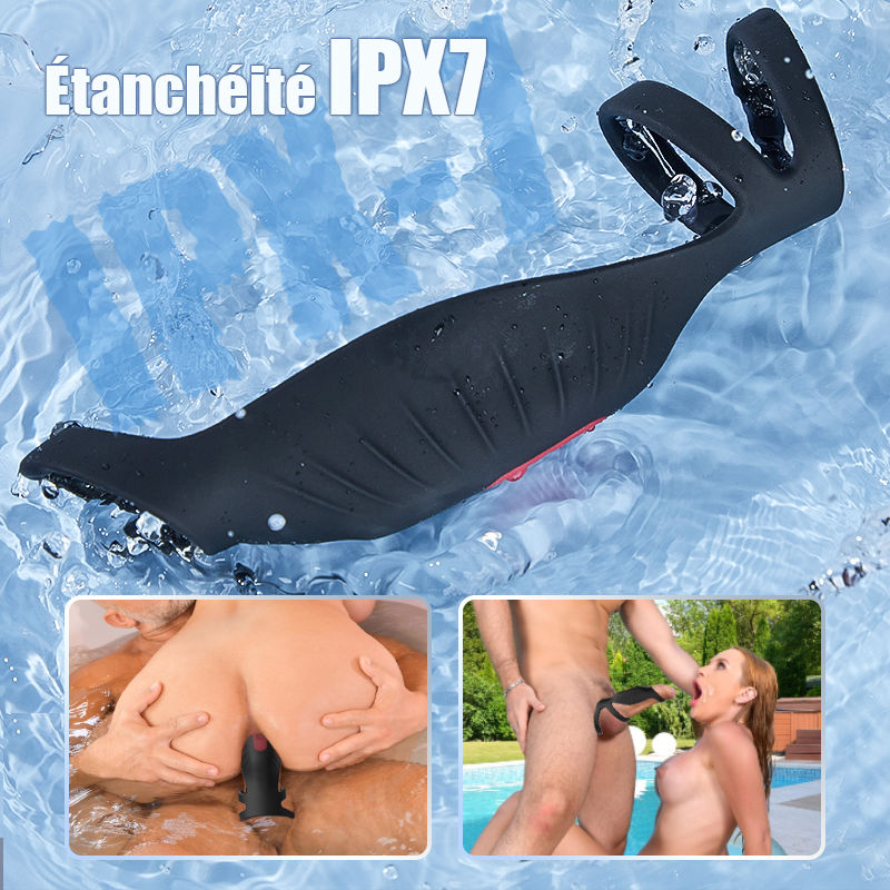 【Nouveaux produits】Anneau pénien à haute efficacité par vibration à 9 fréquences