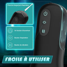 Charger l&#39;image dans la galerie, 5 Sucking 10 Vibrating Simulated Vagina Entrée Masturbation Cups Mâle