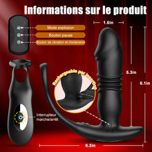 Charger l&#39;image dans la galerie, 【HOT】SAUL Vibromasseur de prostate avec 3 mouvements de va-et-vient et 12 vibrations