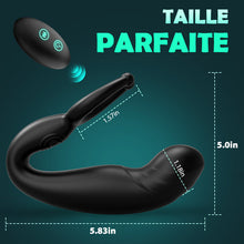 Charger l&#39;image dans la galerie, Vibromasseur anal pour masser la prostate, 3 en 1 multifonction