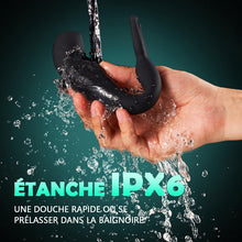Charger l&#39;image dans la galerie, Vibromasseur anal pour masser la prostate, 3 en 1 multifonction