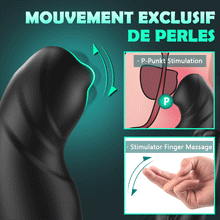 Charger l&#39;image dans la galerie, Vibromasseur anal pour masser la prostate, 3 en 1 multifonction
