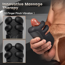 Charger l&#39;image dans la galerie, Evans - Automatic 10 Finger Pinchin &amp; Tapping for Massage Therapy Penis Vibrator