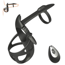 Charger l&#39;image dans la galerie, 12 Vibrating Wearable Erection Cock Ring with C &amp; G-Spot Stimulation for Couple Fun
