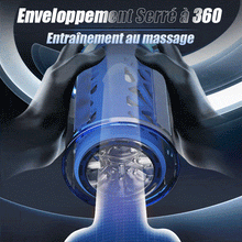 Charger l&#39;image dans la galerie, Bluesea 6 Masturbateur rotatif à poussée bidirectionnelle avec ventouse