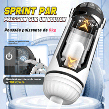 Charger l&#39;image dans la galerie, Masturbateur Cup pour hommes avec 4 modes d&#39;étirement et fonction de chauffage avec housse anti-poussière ajustable