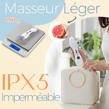 Charger l&#39;image dans la galerie, Baguette magique portable et légère avec 8 vibrations et 9 vitesses Masseur pliable