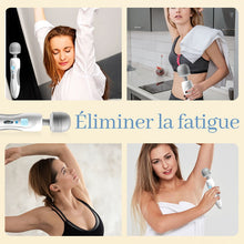 Charger l&#39;image dans la galerie, Baguette magique portable et légère avec 8 vibrations et 9 vitesses Masseur pliable