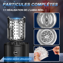 Charger l'image dans la galerie, PIONNIER 3 en 1 Masturbateur Cup 10 vibrations 5 suctions 5 va-et-vient