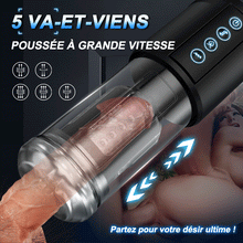 Charger l'image dans la galerie, PIONNIER 3 en 1 Masturbateur Cup 10 vibrations 5 suctions 5 va-et-vient