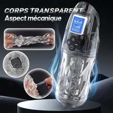 Charger l&#39;image dans la galerie, Rogen - Transparence totale Vibration &amp; Succion de Sensation fellation &amp; voix Masturbateur