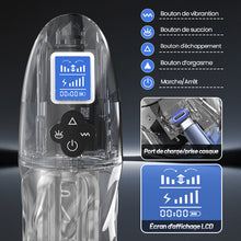 Charger l&#39;image dans la galerie, Rogen - Transparence totale Vibration &amp; Succion de Sensation fellation &amp; voix Masturbateur