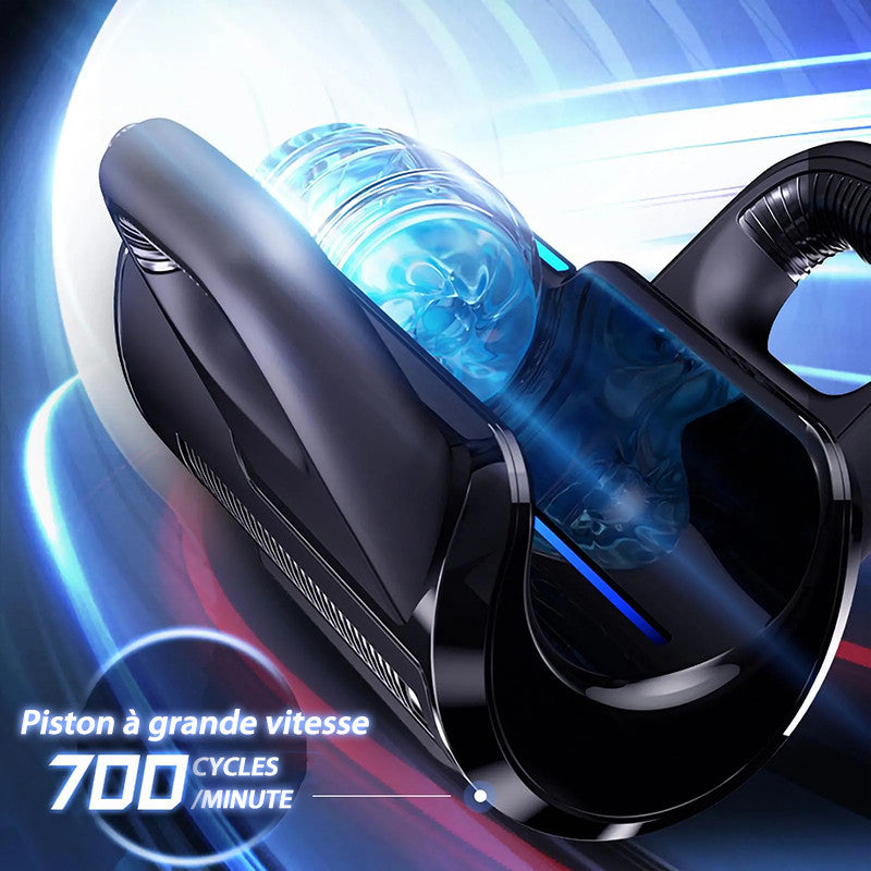 LETEN 10 Masturbateur à moteur à grande vitesse avec support pour téléphone