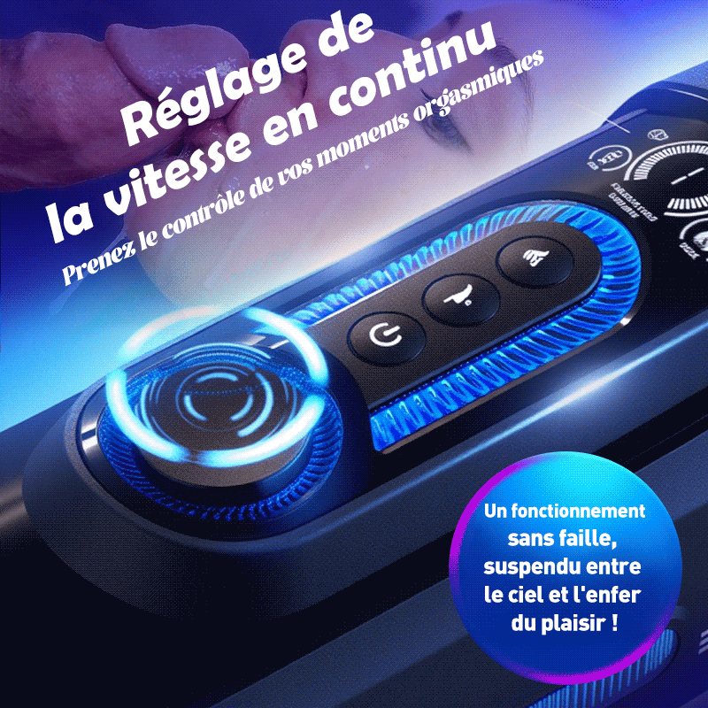 Leten-X9 IV Masturbateur masculin rétractable, chauffant et audible