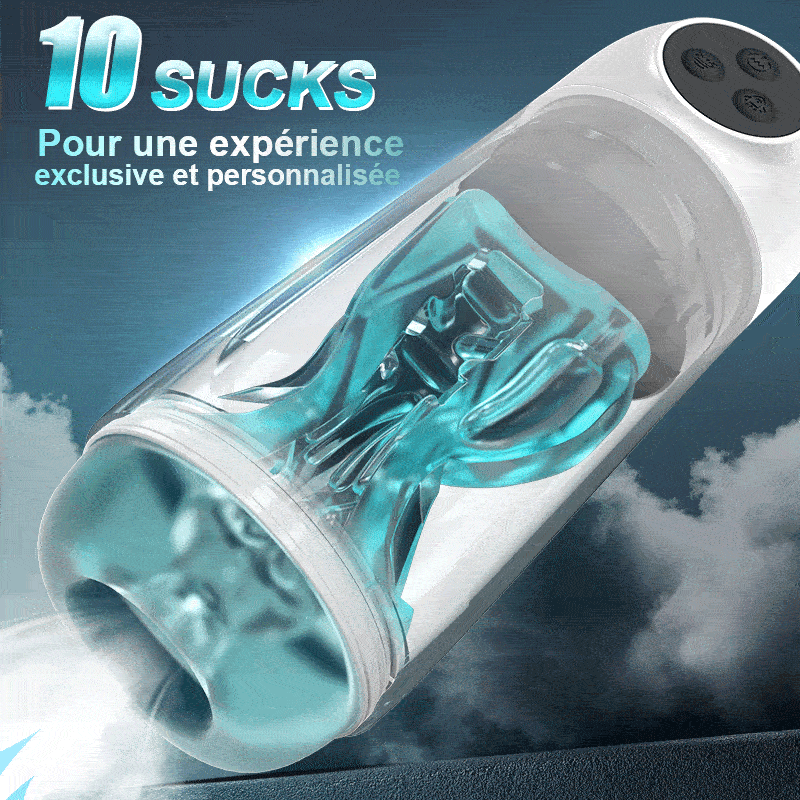 Skyline - 10 Succion 10 Vibration Masturbateur masculin
