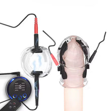 Charger l'image dans la galerie, E-stim Eichel Penistrainer Stimulator mit 19 Electric Shock Intensity &amp; 8 Modes