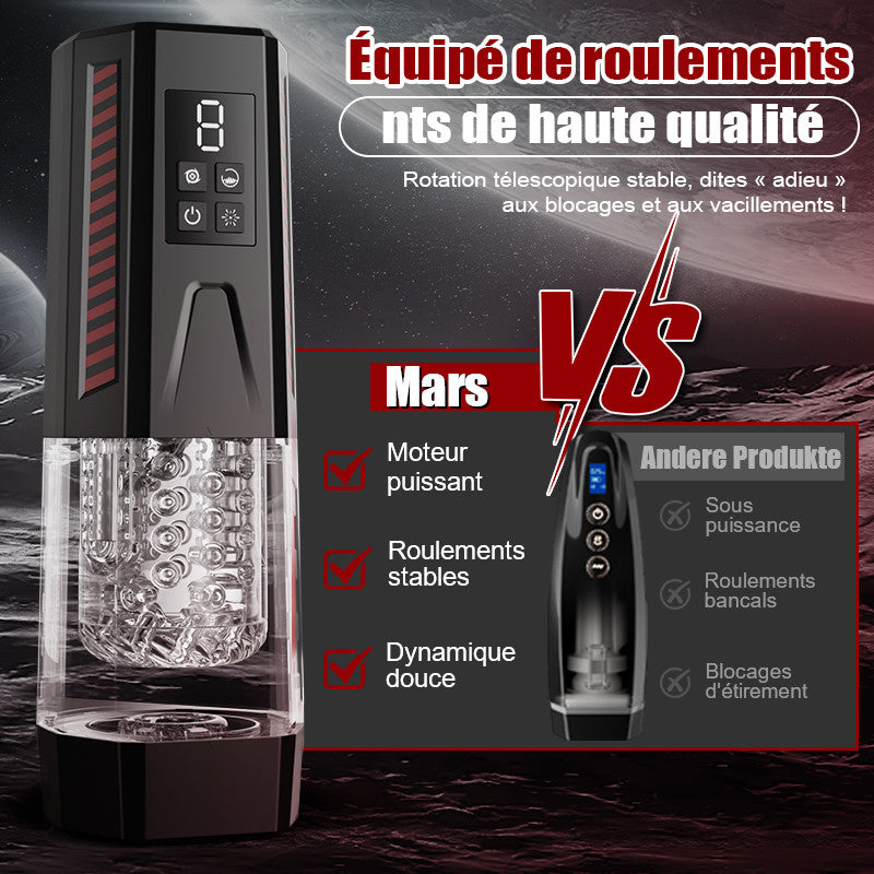 Mars - Oral Dominator 7Vibrantion 7Rotation 7Va-et-Viens Masturbateur 4 en 1 à double mote