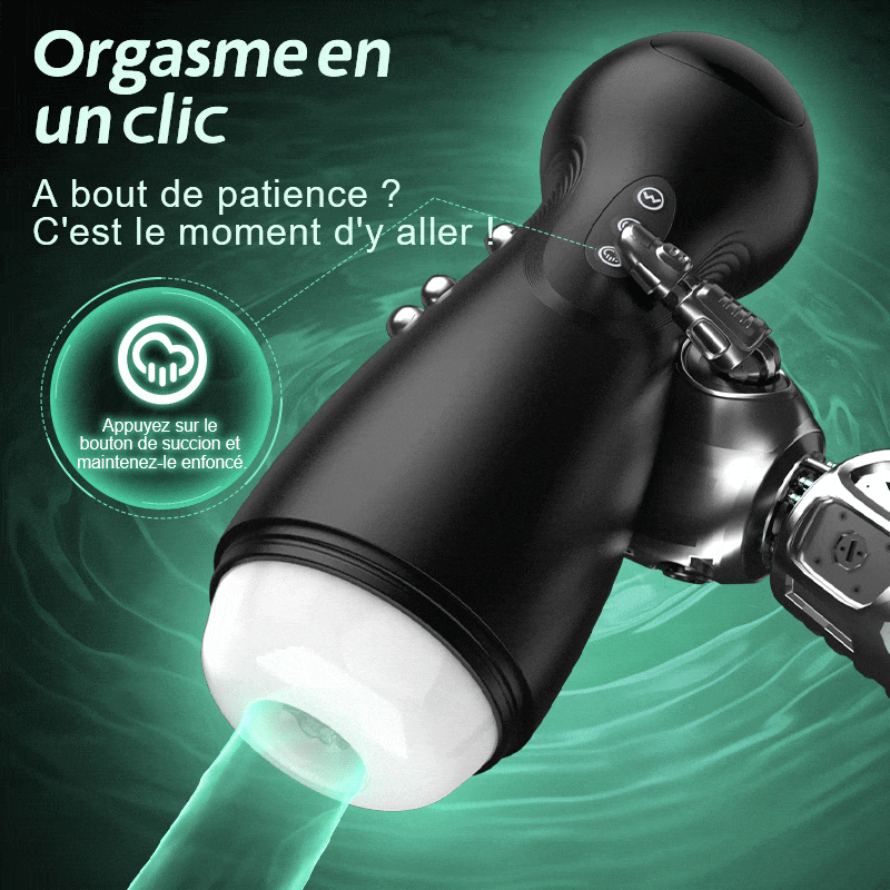Evolution-8 Succion 10 Vibration One Touch Orgasm Digital Vacuum Masturbator
