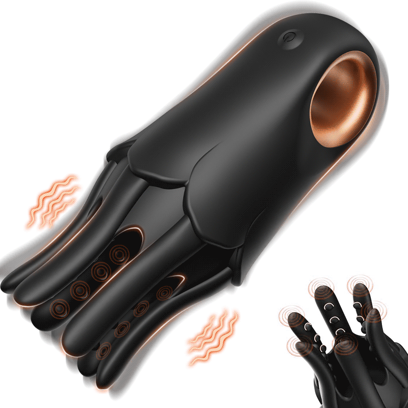 EnduroOcto – Vibromasseur pénien avec 7 modes de vibration, masturbateur et appareil d’entraînement pour hommes