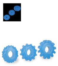 Charger l&#39;image dans la galerie, 3 anneaux cockring phosphorescents Lumino