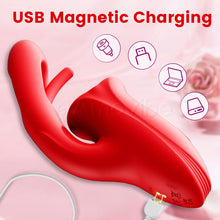 Charger l&#39;image dans la galerie, Vibromasseur G spot avec fonction baiser et langue vibrante