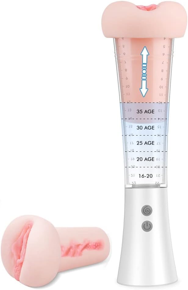 Appareil de Massage pour Hommes,Māştừrbateừr Aircraft Homme Électrique M-asturbateur Piston De Charge Réel Peau Feel Automatique À Piston Télescopique Modes Sucer USB Rechargeable șěxtøýs