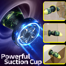 Charger l&#39;image dans la galerie, Unique Hybrid Design Vibrating Anal Dildo With Suction Cup