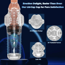 Charger l'image dans la galerie, Automatic Masturbator Penis Trainer Vibrator Stroker with 10 Powerful Vibrating Modes