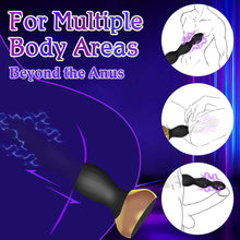Charger l'image dans la galerie, Electric Shock Anal Beads Butt Plug Vibrator Prostate Massager with 10 Vibrating Modes