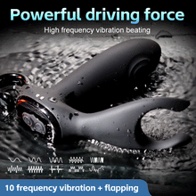 Charger l&#39;image dans la galerie, Masseur de prostate avec fonction de vibration et de tapotement
