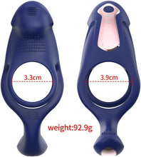 Charger l&#39;image dans la galerie, 3 EN 1 Masseurs de Prostate Vibrant avec Anneau Pénien, Sex Toys Vibromasseurs Homme à Distance avec Application, Plug Anale Gode Vibro-masseurs avec 9 Modes de Poussée Vibrant pour Couple