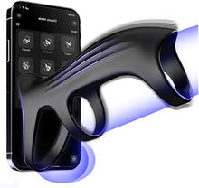 Charger l'image dans la galerie, anneau homme sex toys Gode Extenseur Anneau Vibrant Pénis Homme 10 Modes Vibration Jouet Sexualité Couple Penis Anneaux de pénis