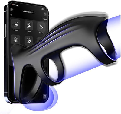 anneau homme sex toys Gode Extenseur Anneau Vibrant Pénis Homme 10 Modes Vibration Jouet Sexualité Couple Penis Anneaux de pénis