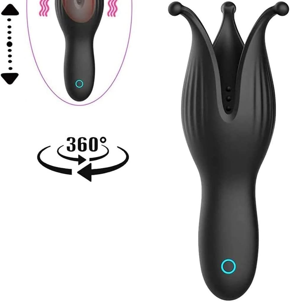 Suceur Tasse de Masturbation Masculine Automatique Puissantes Fonctions de Poussé et de Voix Rotatives Pour la Stimulation du Pénis,Electrique jouets Sextoyse Plaisir Homme